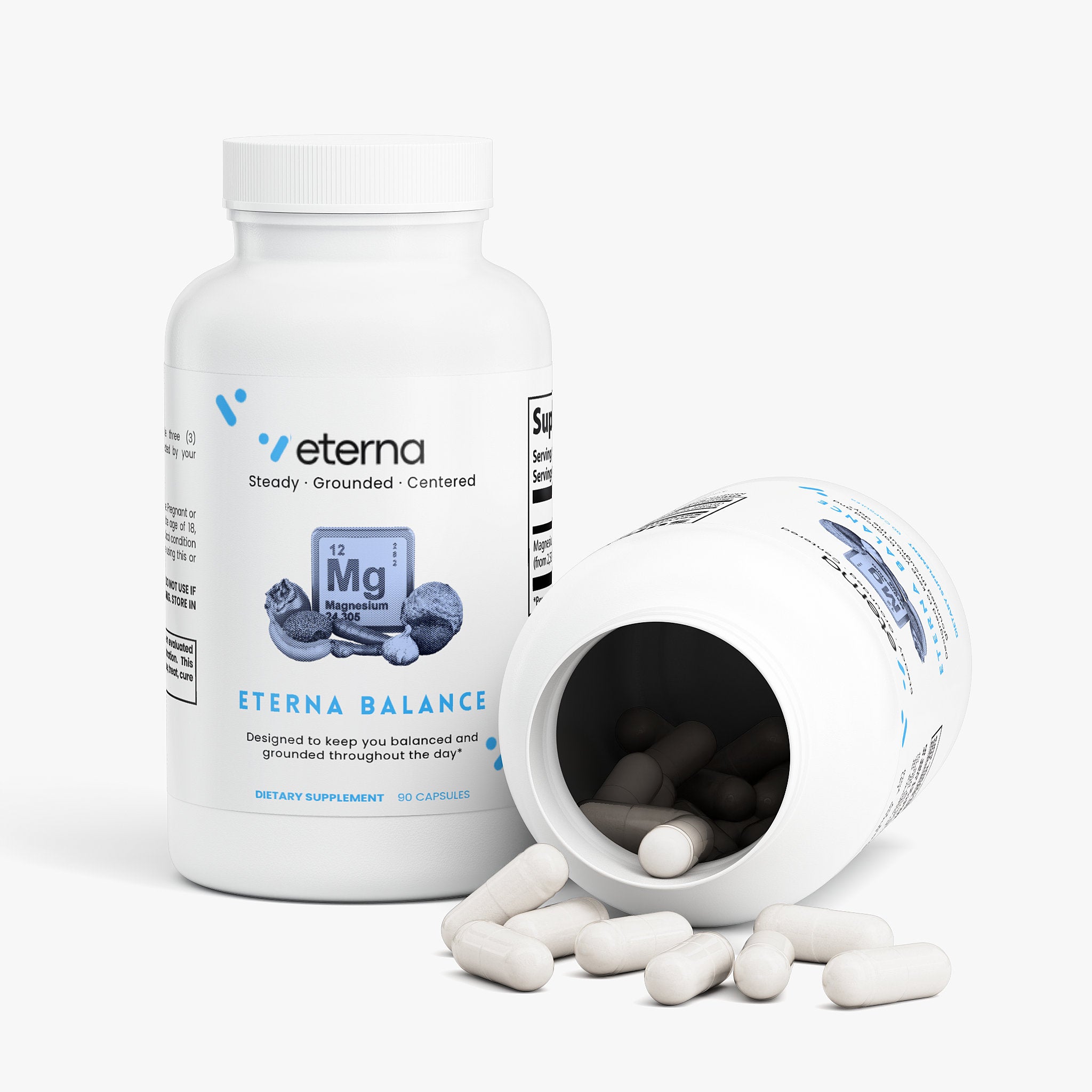 Eternavits Eterna Balance supplement facts and ingredients label